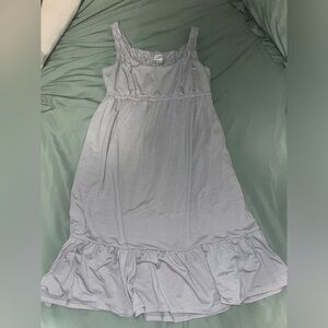 Loft grey knee length dress